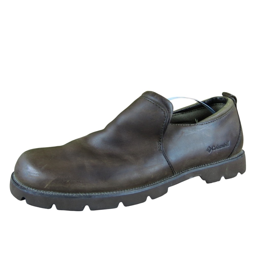 Columbia Women Quadensity Loafer Brown Leather Sz 9‎ Medium  Used 2025
